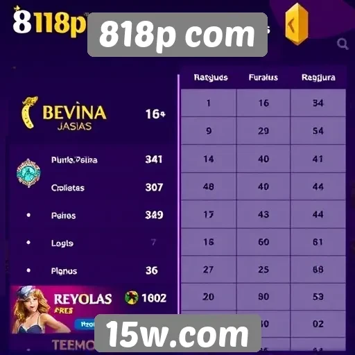 Comparação entre 818p com e outros sites de jogos