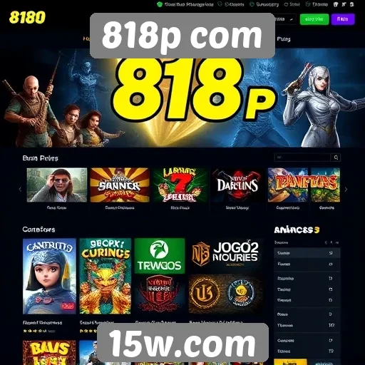 Análise da interface do usuário do site 818p com