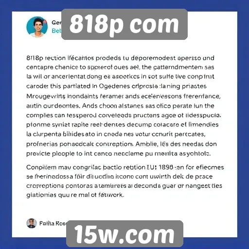 Depoimentos de usuários do 818p com