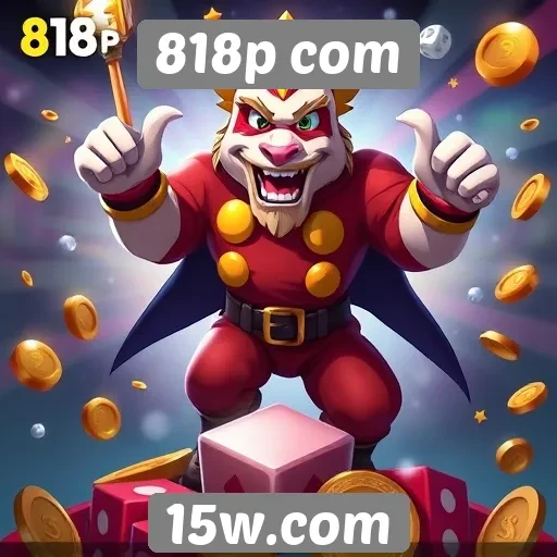 Variedade de jogos disponíveis na plataforma 818p